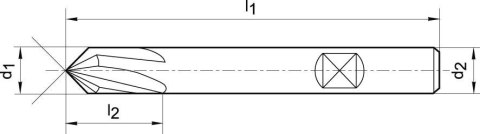 BECK Rozwiert.HNC WN VHM TiALNtyp UNI,do otw.przelot. 11,97mm BECK