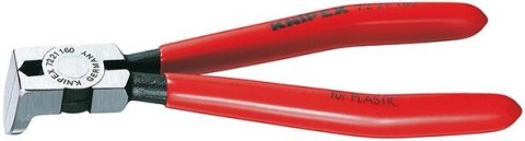 KNIPEX Szczypce tnące boczne do tworzywa sztucznego, 160mm, wygięte 85°, 72 21 160, KNIPEX