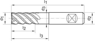 VÖLKEL Gwintownik uniwersalny typu bit HSS SGE M 10