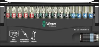 Wera Zestaw bitow Bit-Check 30 Stainless 1 Wera