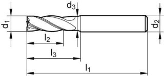 GÜHRING Wiertlo krete DIN338 HSSEtyp INOX 4,90mm GÜHRING