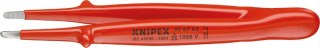 KNIPEX Pinceta precyzyjna, VDE, 1450mm, spiczasta, końcówki okrągłe, 92 67 63, KNIPEX