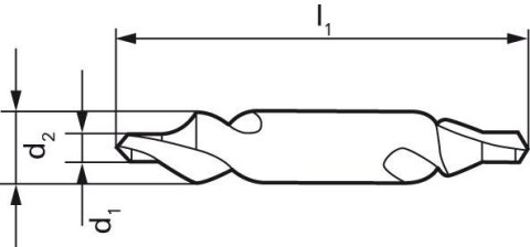 GÜHRING Nawiertak HSS z promieniem do nakiełków 6,30mm GÜHRING