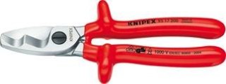 KNIPEX Nożyce do cięcia kabli, VDE, 200mm, 95 17 200, KNIPEX