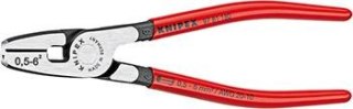 KNIPEX Szczypce do zagniatania tulejek kablowych 0,5-6mm, 180mm, 97 81 180, KNIPEX