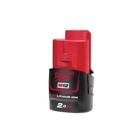 Milwaukee akumulator m12 b2 12v 2,0ah red li-ion 4932430064