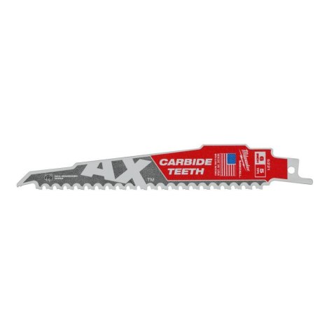Milwaukee brzeszczot do piły szablastej 150 tct ax drewno z gwoździami /5szt. 48005521 Milwaukee brzeszczot do piły szablastej 150 tct ax drewno z gwoździami /5szt. 48005521