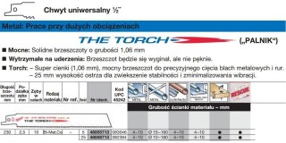 Milwaukee brzeszczot do piły szablastej 230/2,5mm torch bimetal 5szt. Do metalu 48005713