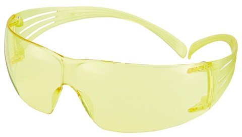 3M Okulary Secure Fit 203, AS, AF, UV, PC, żółte, oprawka żółta