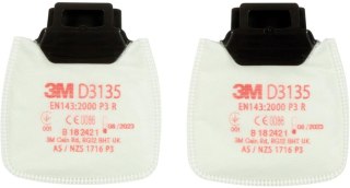 3M Filtr cząstek stałych D3135, P3R z węglem aktywnym 3M (2 szt.)