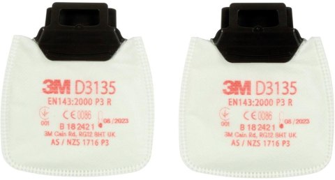 3M Filtr cząstek stałych D3135, P3R z węglem aktywnym 3M (2 szt.)