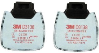 3M Filtr cząstek stałych D3138, P3R z węglem aktywnym 3M (2 szt.)