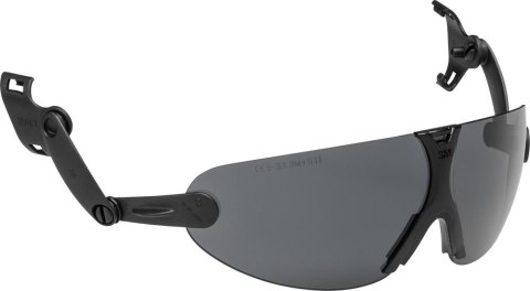 3M Okulary ochronne V9G do hełmów Peltor, szare