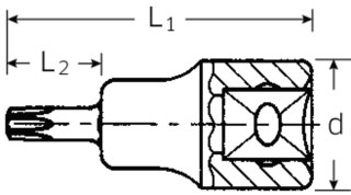 STAHLWILLE Nasadka 3/8" XZN M10 STAHLWILLE