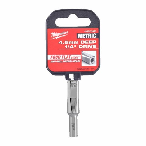 Milwaukee klucz nasadowy nasadka 1/4" długa 4,5mm 4932479995 Milwaukee klucz nasadowy nasadka 1/4" długa 4,5mm 4932479995