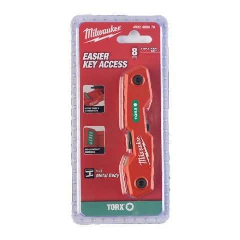 Milwaukee klucz torx zestaw składany 8szt. 4932480979