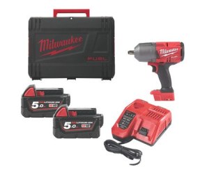 Milwaukee klucz udarowy 18v 1/2" 1356nm 2x5,0ah li-ion m18fhiwf12-502x 4933459696