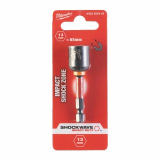 Milwaukee końcówka z nasadką magnetyczna hex 13mm (65mm) 4932492443