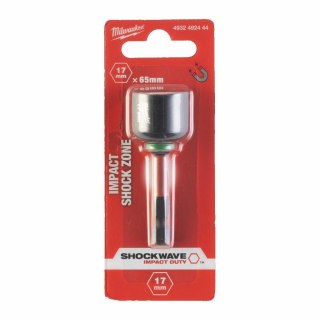 Milwaukee końcówka z nasadką magnetyczna hex 17mm (65mm) 4932492444