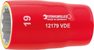 STAHLWILLE Nasadka 1/2" 11mm, 12-kątna, krótka, izolowana 1000V VDE STAHLWILLE