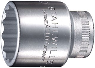 STAHLWILLE Nasadka 1/2" rozmiar 1 1/4", 12-kątna, krótka STAHLWILLE