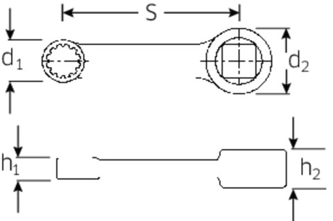 STAHLWILLE Specjalna końcówka 3/8" 7mm=7/32" SPLINE DRIVE STAHLWILLE