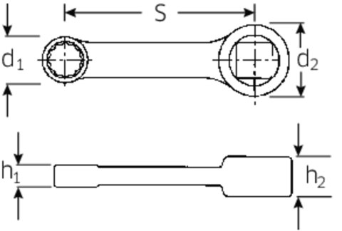 STAHLWILLE Specjalna końcówka 3/8" rozmiar 1/2" do klucza dynamometrycznego STAHLWILLE