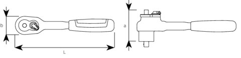 STAHLWILLE Grzechotka 3/8" QR, 80 zębów, izolowana 1000V VDE STAHLWILLE