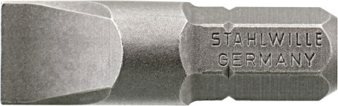 STAHLWILLE Końcówka wkrętakowa BIT, 1,2x8,0mm płaska STAHLWILLE