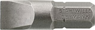 STAHLWILLE Końcówka wkrętakowa BIT, 1,6x8,0mm płaska STAHLWILLE