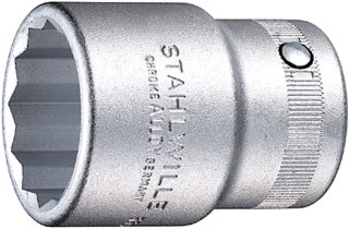 STAHLWILLE Nasadka 3/4" rozmiar 1 3/8", 12-kątna, krótka STAHLWILLE