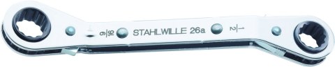 STAHLWILLE Klucz grzechotkowy 1/4"x5/16" odgięty, AS-drive STAHLWILLE