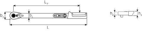 STAHLWILLE Klucz dynam.40-200Nm (30-150 ft.lb) z grzechotką 1/2" QR STAHLWILLE