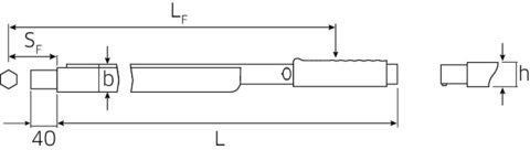 STAHLWILLE Klucz dynamometryczny 160-800Nm (120-600 ft.lb) 24,5x28mm STAHLWILLE