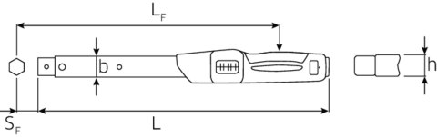 STAHLWILLE Klucz dynamometryczny 90-450 in.lb (7-37 ft.Ib) 9x12mm STAHLWILLE STAHLWILLE Klucz dynamometryczny 90-450 in.lb (7-37 ft.Ib) 9x12mm STAHLWILLE