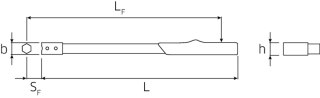 STAHLWILLE Klucz dynamometryczny seryjny 20-100Nm (15-74 ft.lb) 9x12mm wersja podstawowa STAHLWILLE