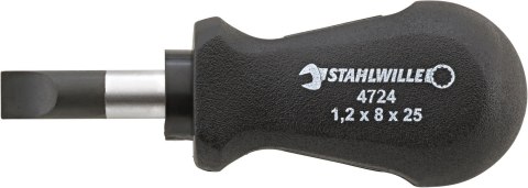 STAHLWILLE Wkrętak płaski 1,2x8x25mm krótki DRALL STAHLWILLE