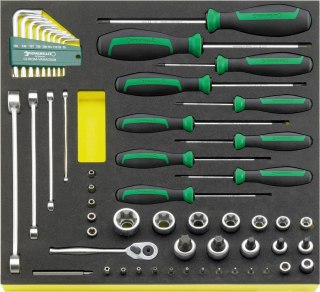 STAHLWILLE Zestaw TCS 2/3 narzędzi typu TORX, 57-częściowy STAHLWILLE