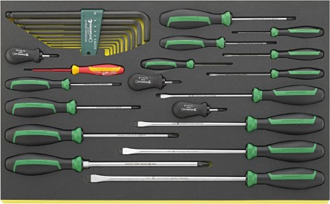 STAHLWILLE Zestaw TCS 3/3 wkrętaków DRALL+ i imbusów 27-częściowy STAHLWILLE