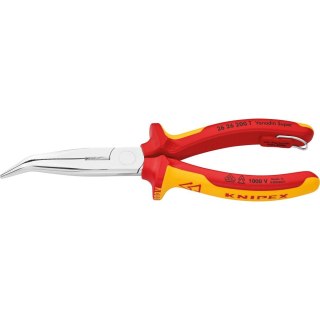 KNIPEX Szczypce tnące półokrągłe VDE, 200mm, wydłużone „bociani dziób", 26 26 200 T, KNIPEX