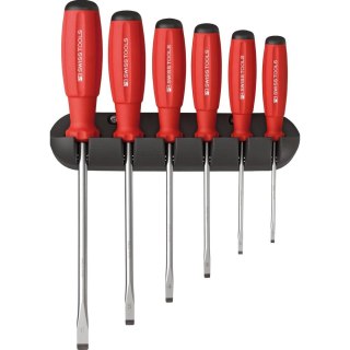 PB Swiss Tools Zestaw wkrętaków 6-cz., płaskich w uchwycie ściennym SwissGrip PB Swiss Tools