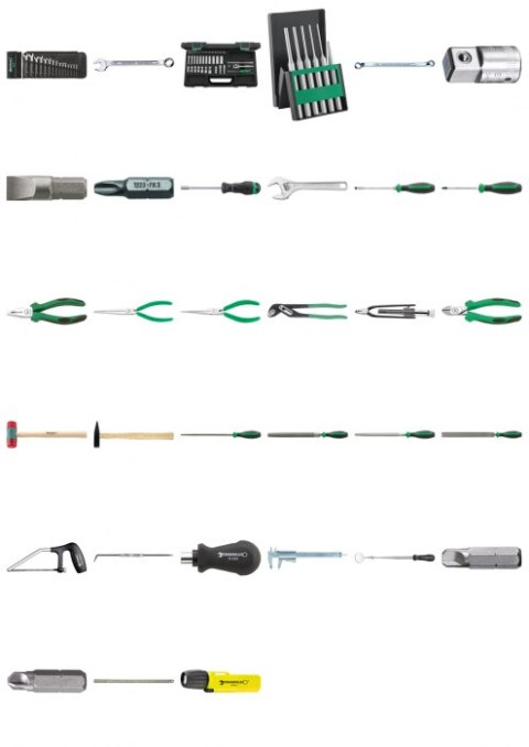 STAHLWILLE Zestaw 131 narzędzi do ogólnych prac przy samolotach STAHLWILLE