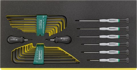 STAHLWILLE Zestaw AOG-Kit w TCS 163 narzędzi dla lotnictwa w skrzyni warsztatowej 13217 STAHLWILLE