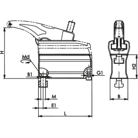 AMF Przedłużka 7600Z-49 M20x22 AMF