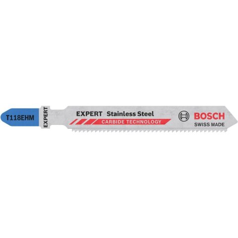 Bosch Brzeszczot do wyrzynarki Expert T 118 EHM,opak. 3szt. Bosch