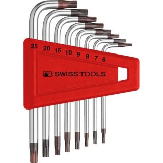 PB Swiss Tools Zest.kluczy trzpien.kąt. w uchw.z tworz.sztuczn. 8-cz. T6-T25 PB Swiss Tools