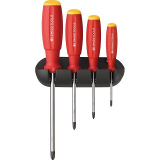 PB Swiss Tools Zestaw wkrętaków 4-częściowy PH w uchwycie ściennym SwissGrip PB Swiss Tools