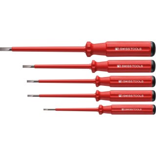 PB Swiss Tools Zestaw wkrętaków VDE 5-cz., płaskich w kartonowym pudełku Classic PB Swiss Tools