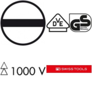 PB Swiss Tools Zestaw wkrętaków VDE 5-cz., płaskich w kartonowym pudełku Classic PB Swiss Tools