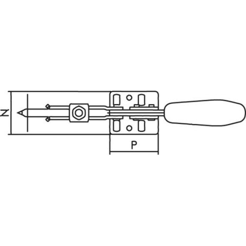 AMF Docisk szybkomoc.poziomy 6830 ESD wlk.2 AMF